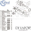 Ideal Standard Connect Air Concept Air Built-In Magnetic Grey Bath Shower Mixer Spares